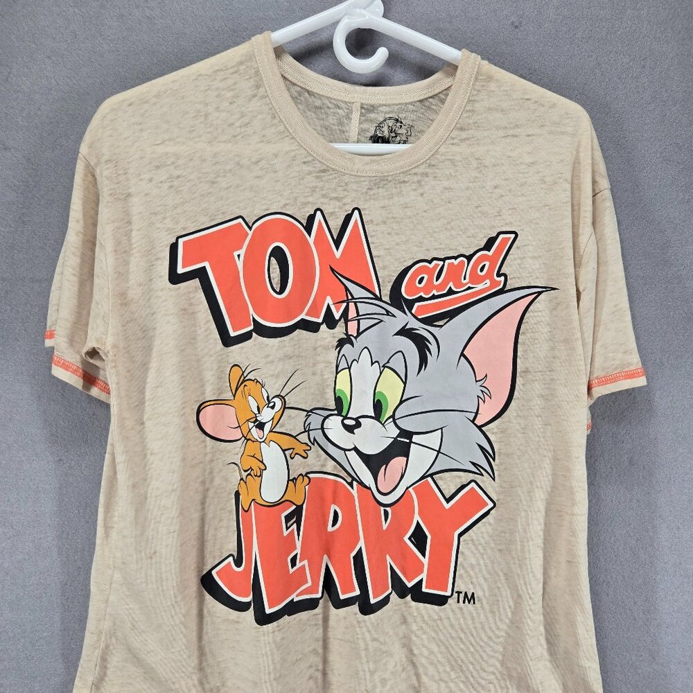 Tom & Jerry Sleep Shirt/T-Shirt, Women's Medium, Graphic T-Shirt, Cartoon